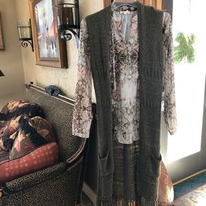 Tribal Fashion of Canada top and sweater vest